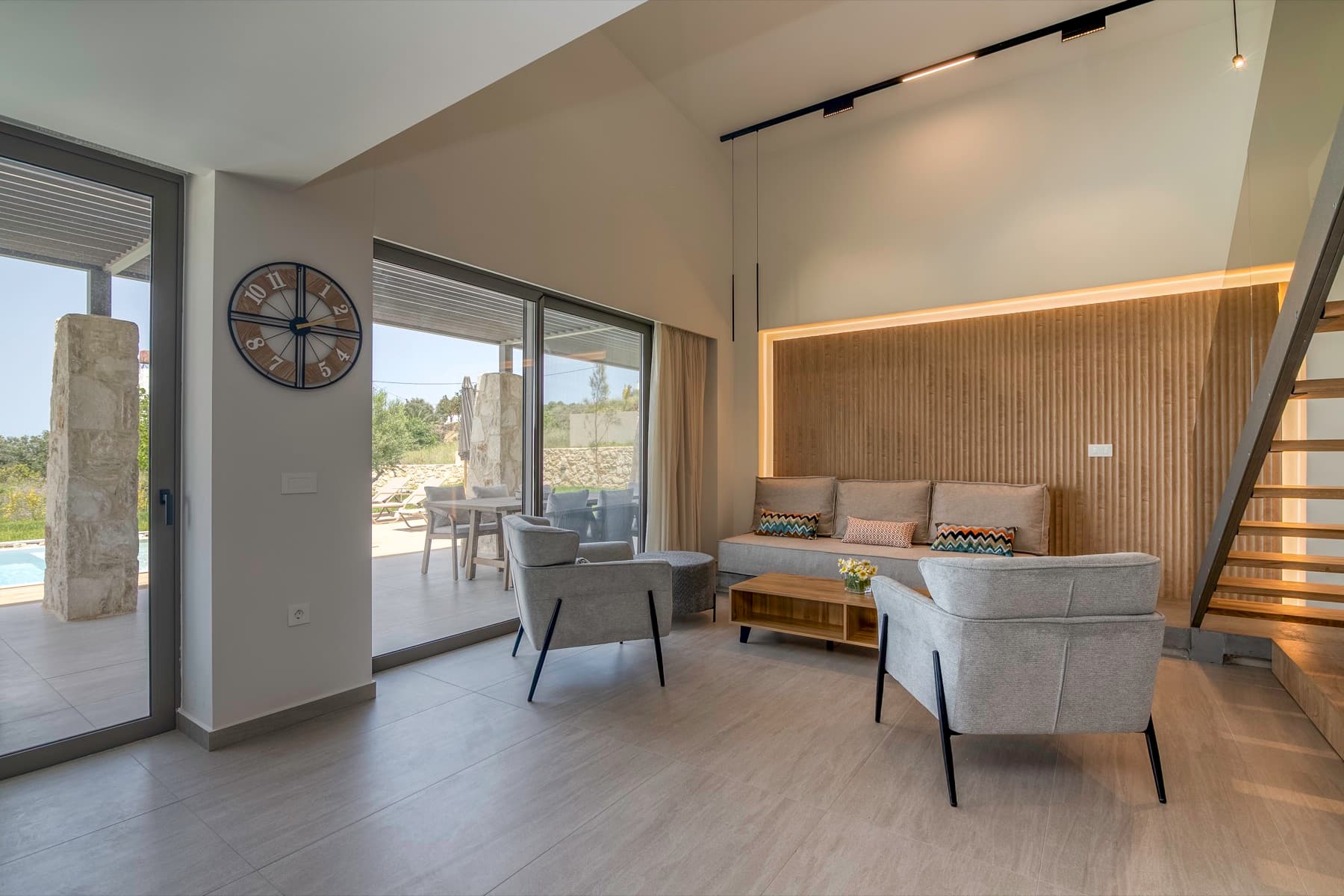 Living room seating area